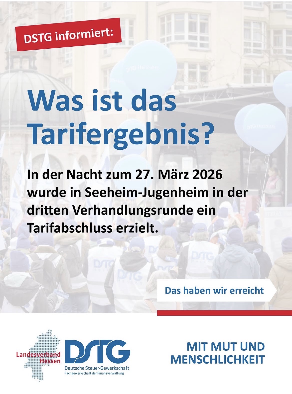 27.03.2026 Tarifergebnis